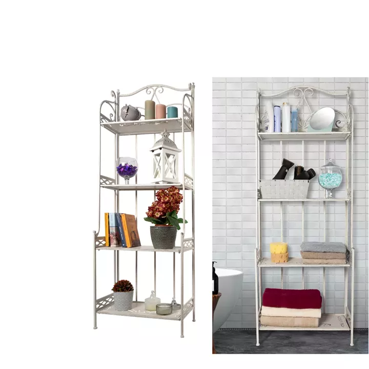 Ραφιέρα Με 4 Ράφια Decape 59x31x164cm Λευκό