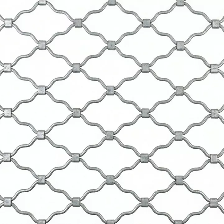 Δικτυωτό Ρολό Γαλβανιζέ | Μεσαίο Μάτι Άβαφο 300x350 εκ.