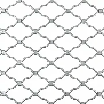 Άβαφο γαλβανιζέ δικτυωτό ρολό ασφαλείας με μεσαίο μάτι 9x11 εκ., κατάλληλο για βιτρίνες, καταστήματα και επαγγελματικούς χώρους.