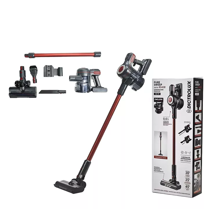 Ηλεκτρική Σκούπα Χωρίς Καλώδιο Pure Sweep 2in1 120W