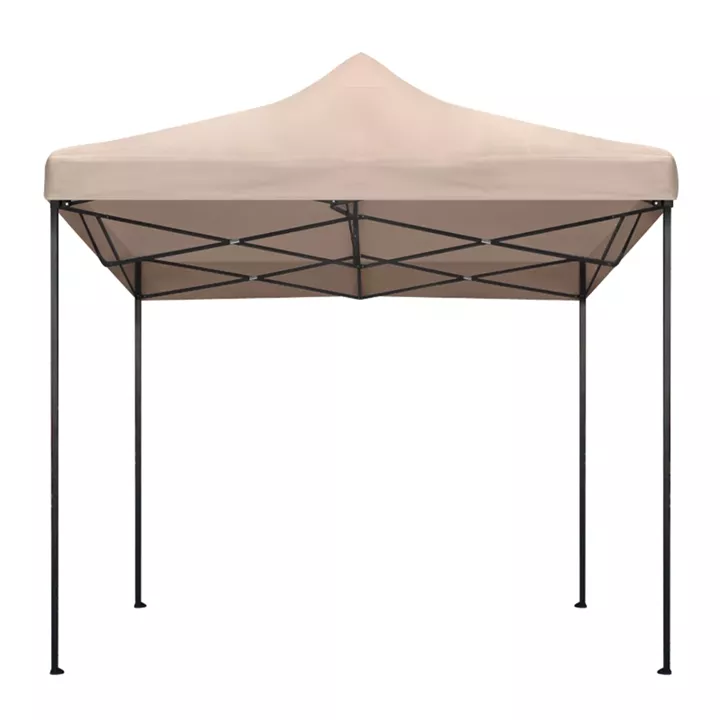 Κιόσκι - Gazebo Bari Megapap πτυσσόμενο μεταλλικός σκελετός - αδιάβροχο ύφασμα χρώμα της άμμου 3x3x3,10m.