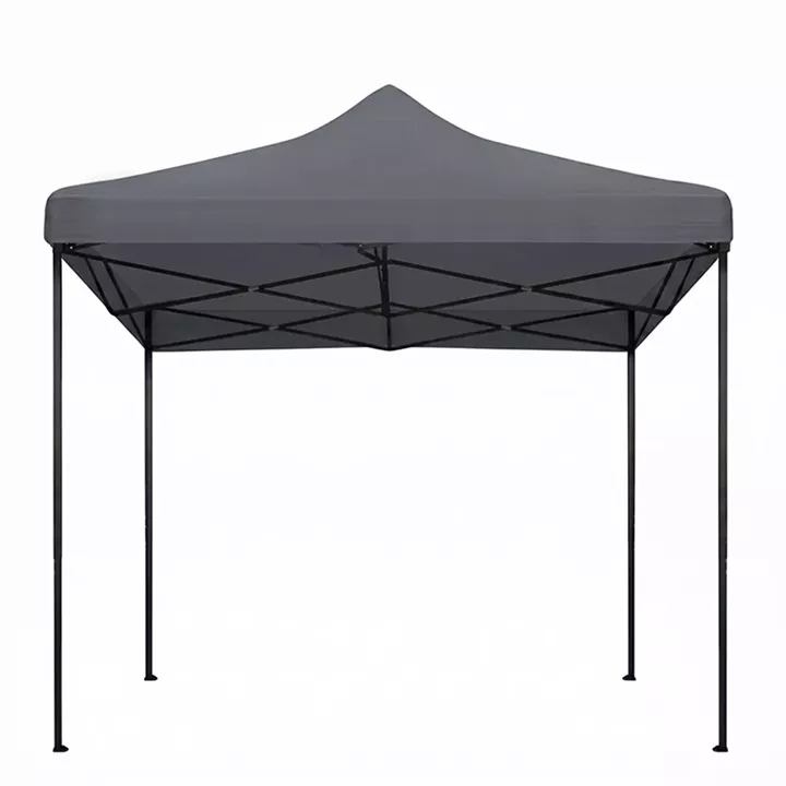 Κιόσκι - Gazebo Bari Megapap πτυσσόμενο μεταλλικός σκελετός - αδιάβροχο ύφασμα χρώμα γκρι 3x3x3,10m.