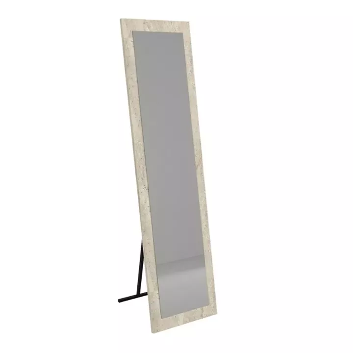 Καθρέπτης δαπέδου - τοίχου Lalu Μegapap χρώμα travertine 40x150εκ.