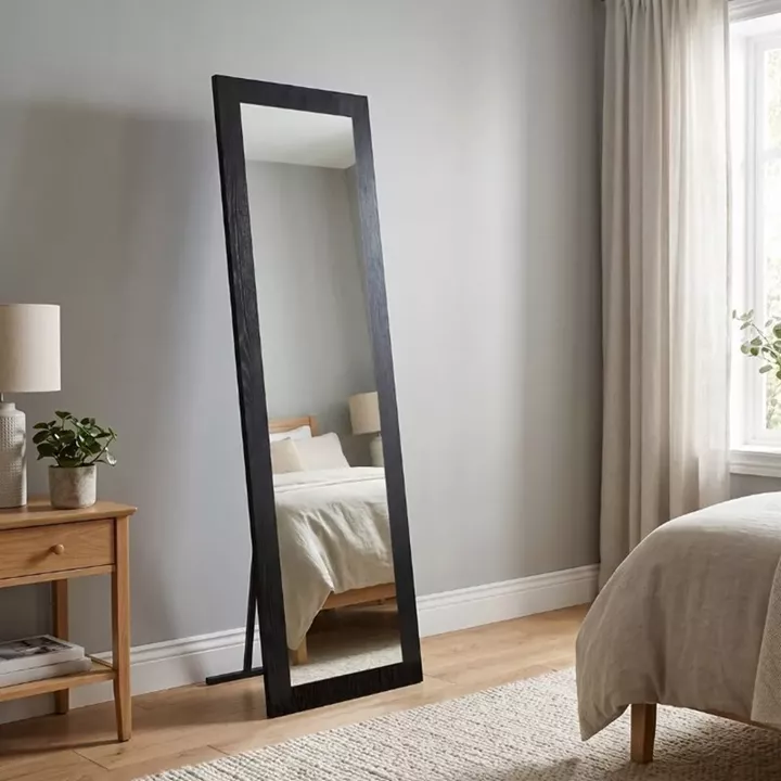 Καθρέπτης δαπέδου - τοίχου Lalu Μegapap χρώμα sencron black 40x150εκ.