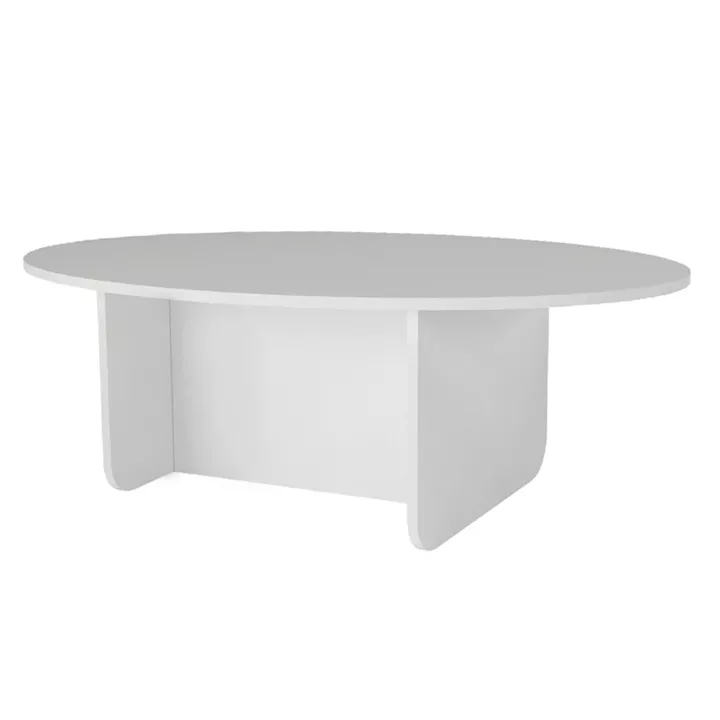 Τραπεζάκι σαλονιού Ravey Megapap χρώμα λευκό 120x60x39,6εκ.