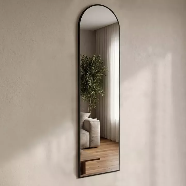 Καθρέπτης δαπέδου - τοίχου Agalu Μegapap χρώμα sencron black 40x150εκ.