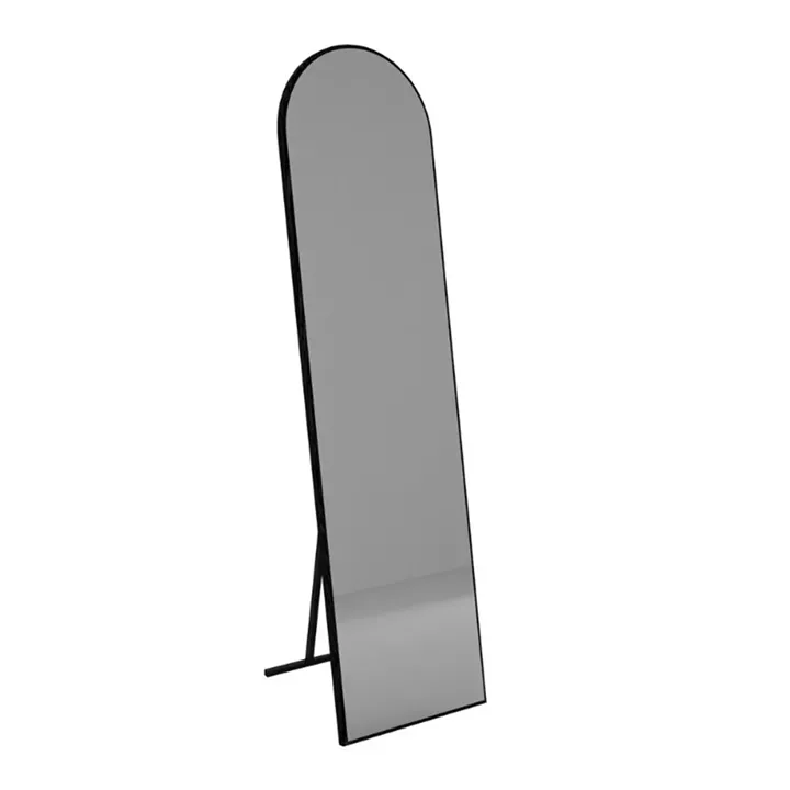 Καθρέπτης δαπέδου - τοίχου Agalu Μegapap χρώμα sencron black 40x150εκ.