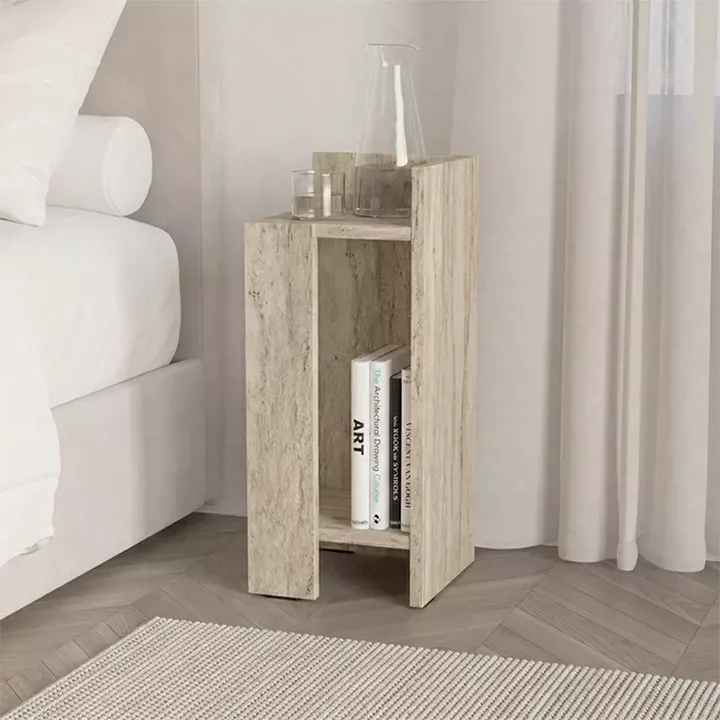 Κομοδίνο Elos Megapap δεξί χρώμα travertine 25x27x60εκ.