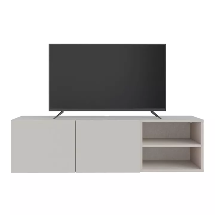 Έπιπλο τηλεόρασης επιτοίχιο Conrad Megapap χρώμα sandstone 140x35x38εκ.