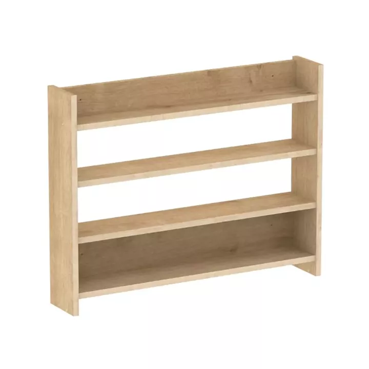 Ραφιέρα τοίχου Lane Megapap χρώμα sapphire oak 85x15x66εκ.