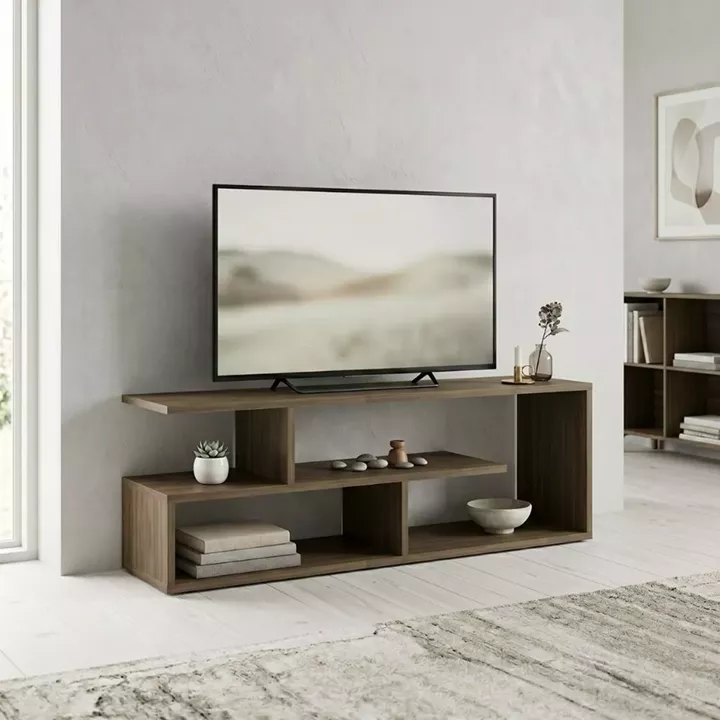 Έπιπλο τηλεόρασης Forever Megapap χρώμα καρυδί 120x30x40cm.