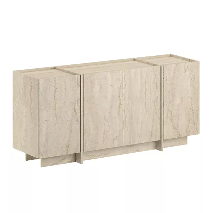 Μπουφές Dorma Megapap χρώμα travertine 180x45x80,2εκ.