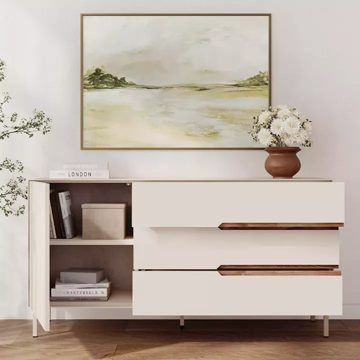 Μπουφές Arch Megapap χρώμα sandstone 150x40x78,4εκ.