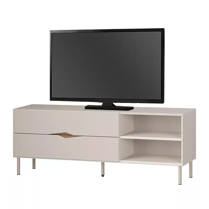Έπιπλο τηλεόρασης Marquise Megapap χρώμα sandstone 150x35x56εκ.