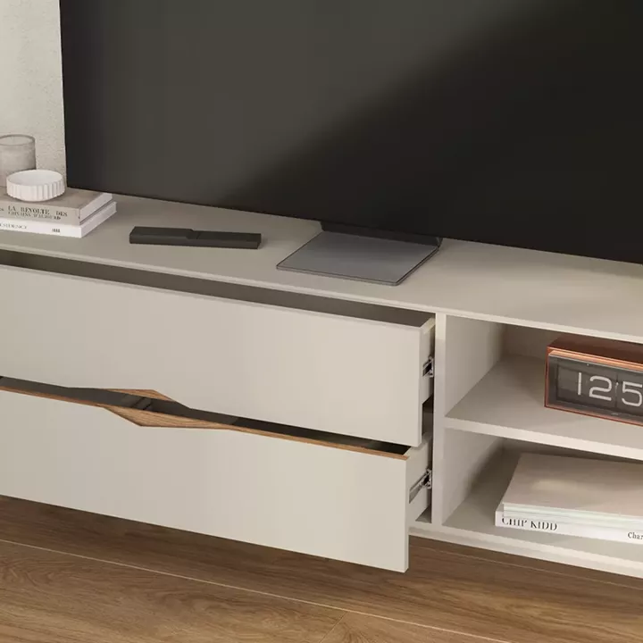 Έπιπλο τηλεόρασης Marquise Megapap χρώμα sandstone 150x35x56εκ.