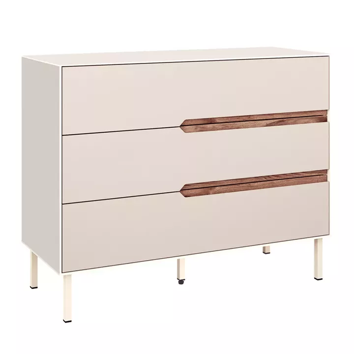 Συρταριέρα Arch Megapap χρώμα sandstone 98x40x78,5εκ.