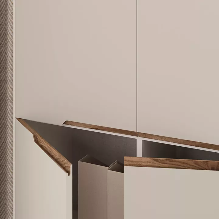 Μπουφές Arch Megapap χρώμα sandstone 98x40x120,5εκ.