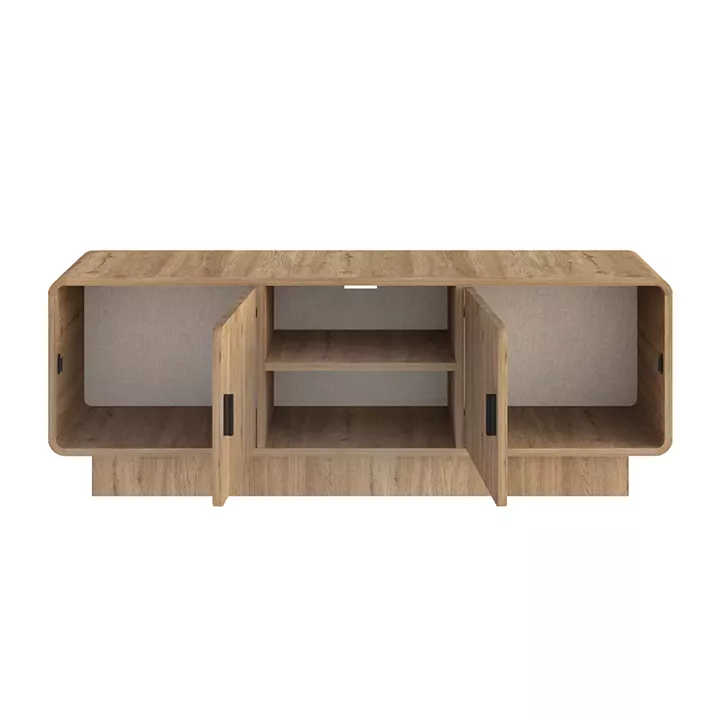 Έπιπλο τηλεόρασης Rovel Megapap χρώμα sepet oak 140,3x39x50εκ.
