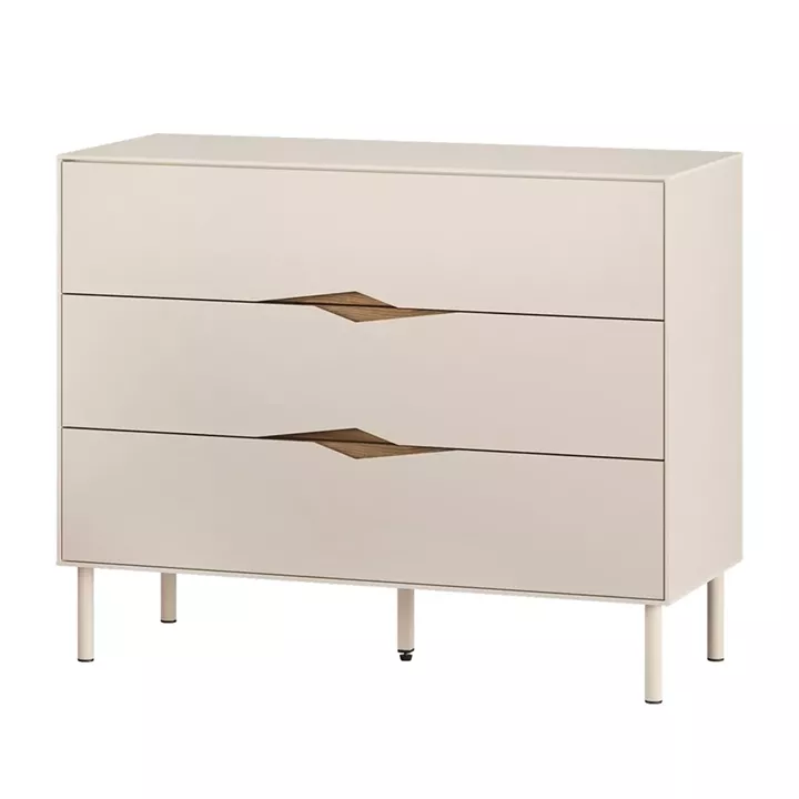 Συρταριέρα Marquise Megapap χρώμα sandstone 98x40x78,5εκ.