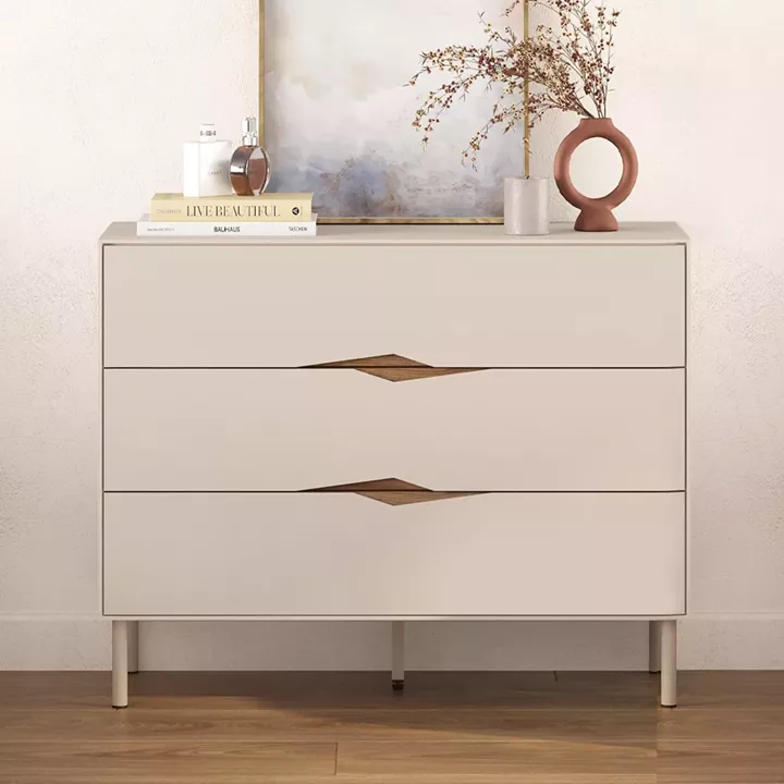 Συρταριέρα Marquise Megapap χρώμα sandstone 98x40x78,5εκ.