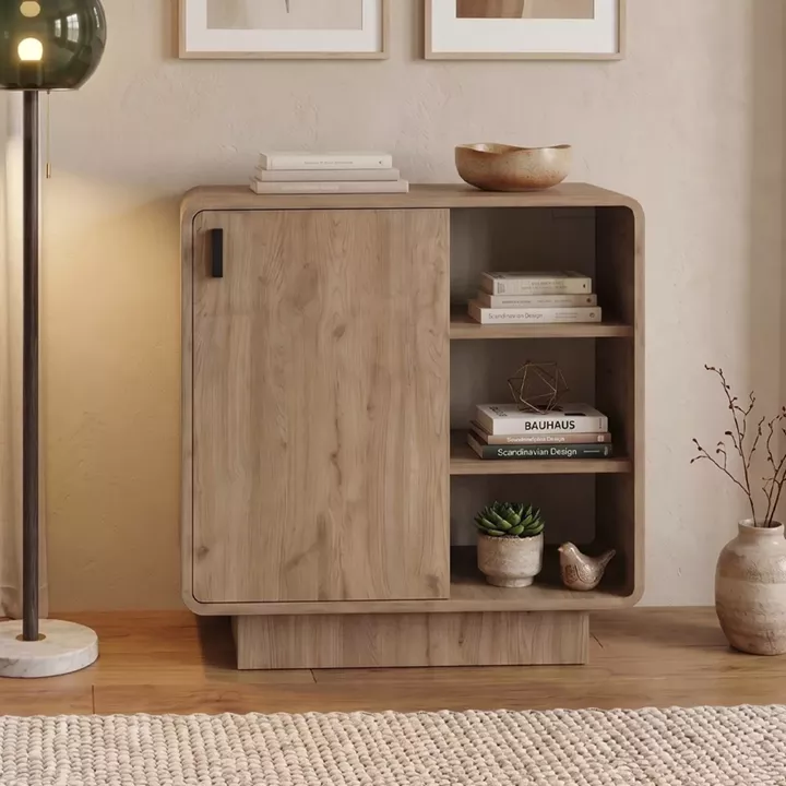 Μπουφές Rovel Megapap χρώμα sepet oak 80,3x39x80,4εκ.
