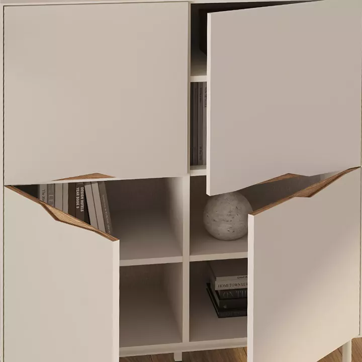 Μπουφές Marquise Megapap χρώμα sandstone 98x40x120εκ.