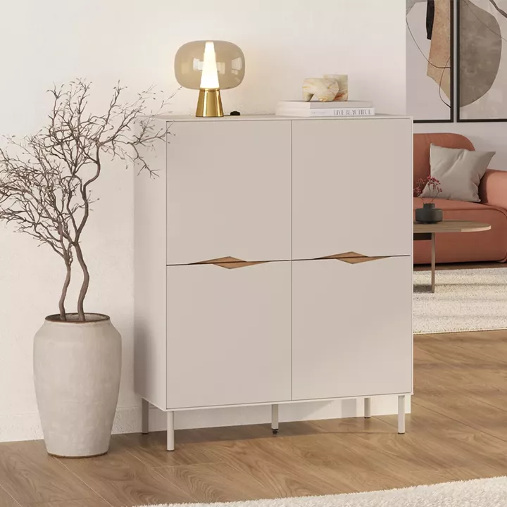 Μπουφές Marquise Megapap χρώμα sandstone 98x40x120εκ.