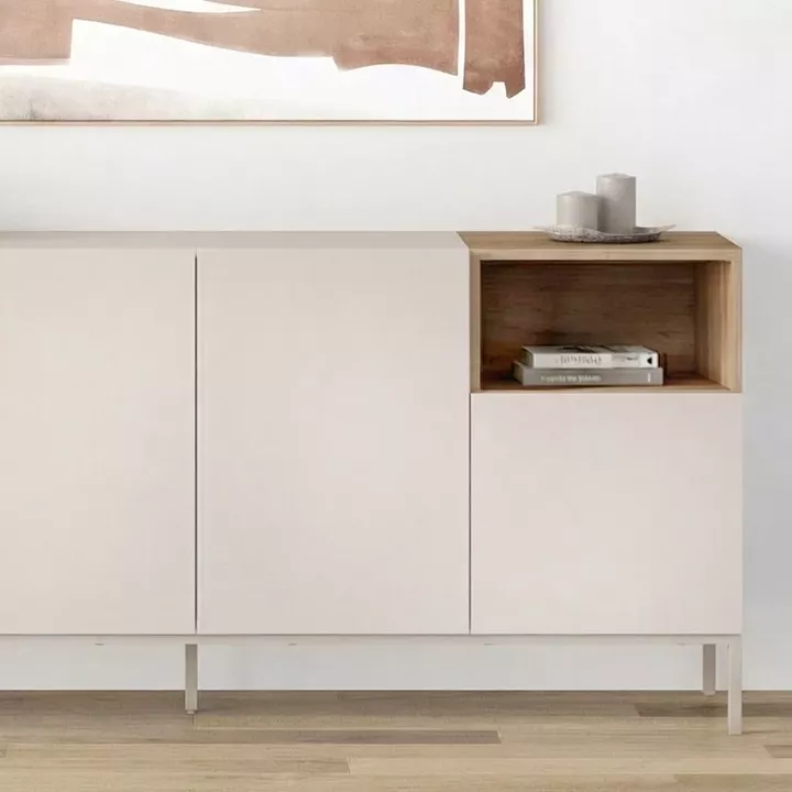 Μπουφές Cailin Megapap χρώμα sandstone - sepet oak 180x41,8x80εκ.