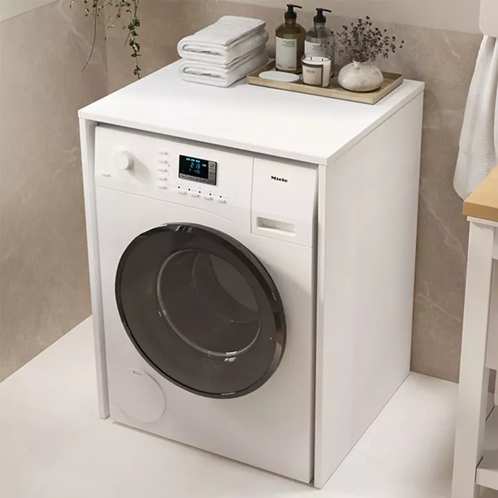Έπιπλο πλυντηρίου Pinar Megapap χρώμα λευκό 65,5x60x88,6εκ.