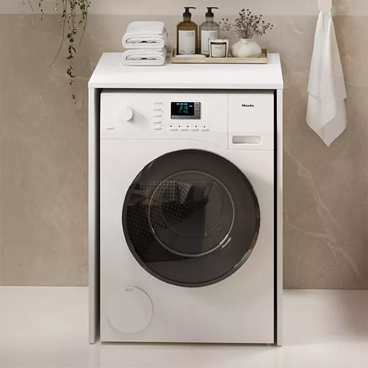 Έπιπλο πλυντηρίου Pinar Megapap χρώμα λευκό 65,5x60x88,6εκ.