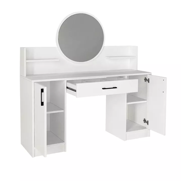 Τουαλέτα με καθρέπτη Talos Megapap χρώμα λευκό 135x40x144,2εκ.