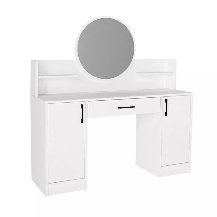 Τουαλέτα με καθρέπτη Talos Megapap χρώμα λευκό 135x40x144,2εκ.