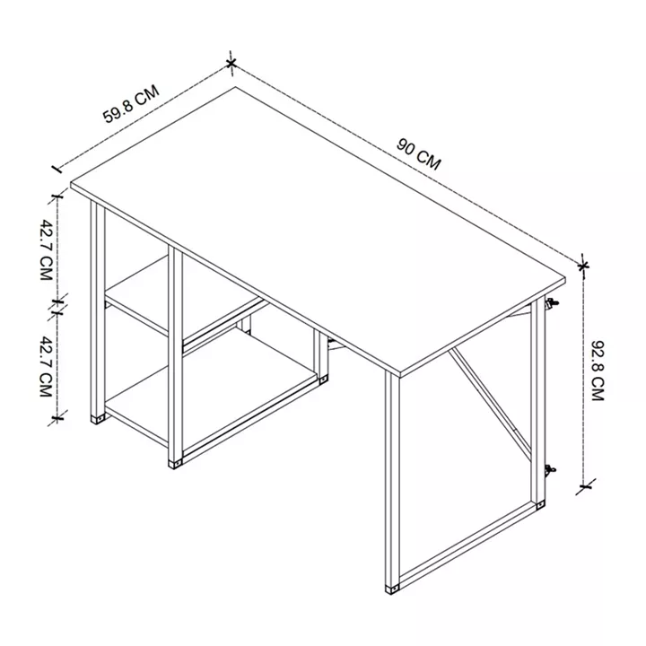 Έπιπλο πλυντηρίου Verno Megapap χρώμα pine oak 90x59,8x92,8εκ.