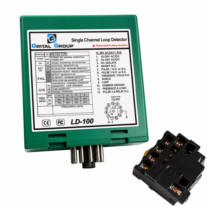 Grital ML-100 Μαγνητικός Βρόχος Μονοκάναλος 240VAC