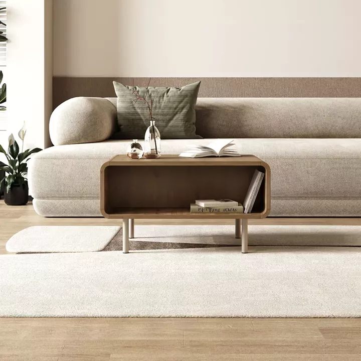 Τραπεζάκι σαλονιού Draen Megapap χρώμα sepet oak 70,3x50x38,7εκ.