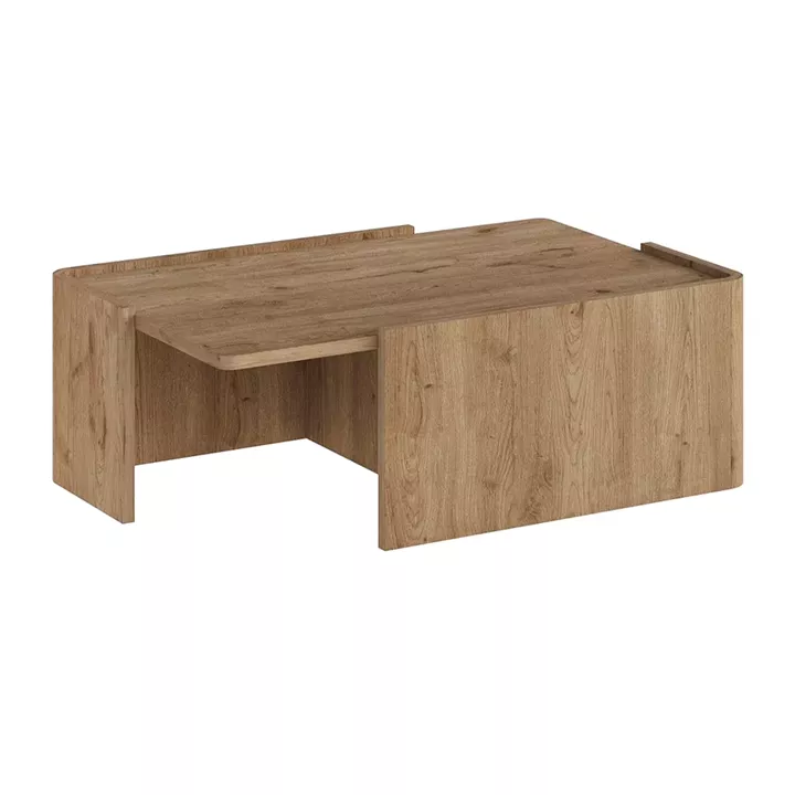 Τραπεζάκι σαλονιού Bora Megapap χρώμα sepet oak 82x52x28,5εκ.