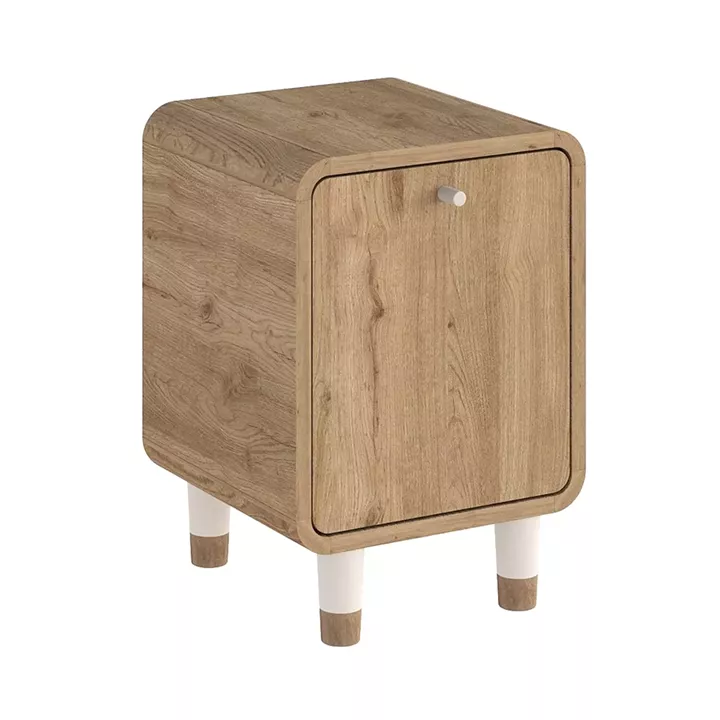 Κομοδίνο Doro Megapap χρώμα sepet oak 35,3x34x51εκ.
