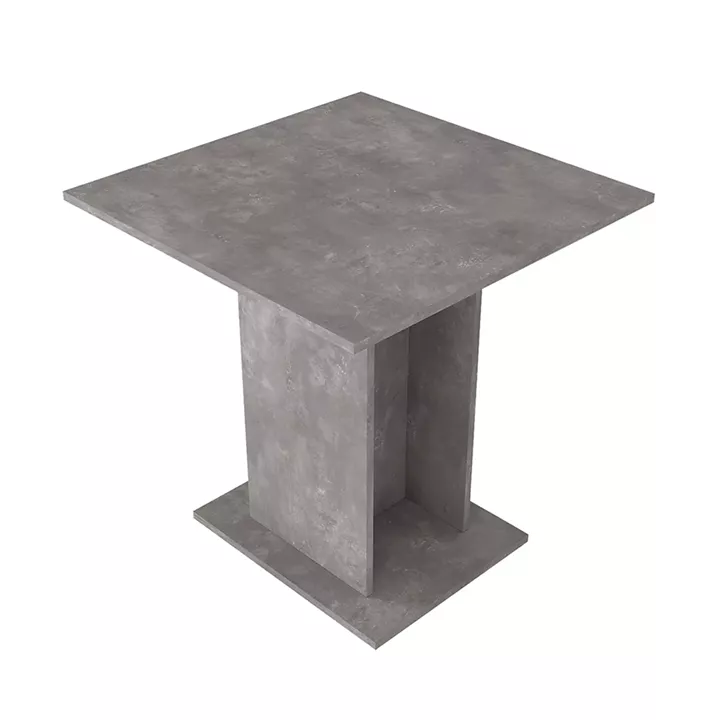 Τραπέζι Allos Megapap χρώμα γκρι σκυροδέματος 75x75x77εκ.