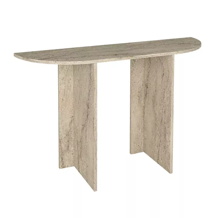 Κονσόλα Cortado Megapap χρώμα travertine 120x35x75εκ.