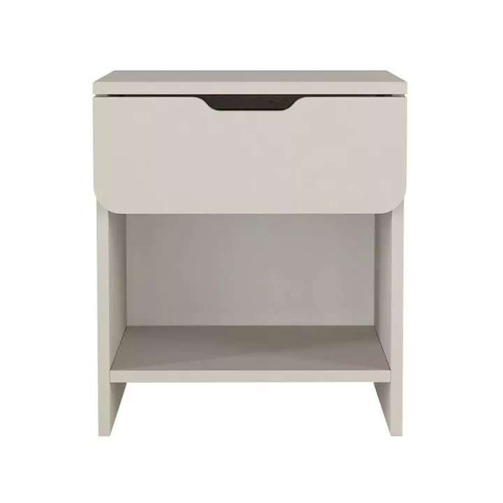 Κομοδίνο Mida Megapap χρώμα sandstone 45x40x52εκ.