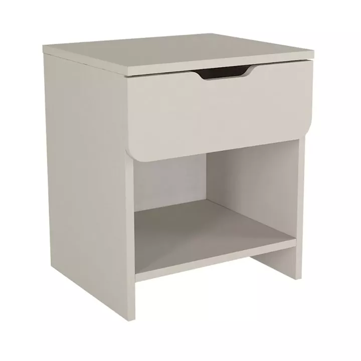 Κομοδίνο Mida Megapap χρώμα sandstone 45x40x52εκ.