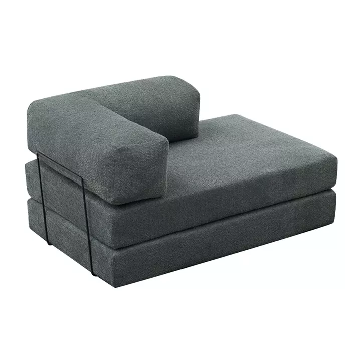 Καναπές - κρεβάτι Comfort Megapap διθέσιος υφασμάτινος χρώμα μέντα 140x95x75εκ.