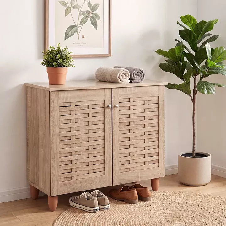 Παπουτσοθήκη ArteLibre PLANOR Δρυς Μοριοσανίδα/Ξύλο 77x34x67.5cm
