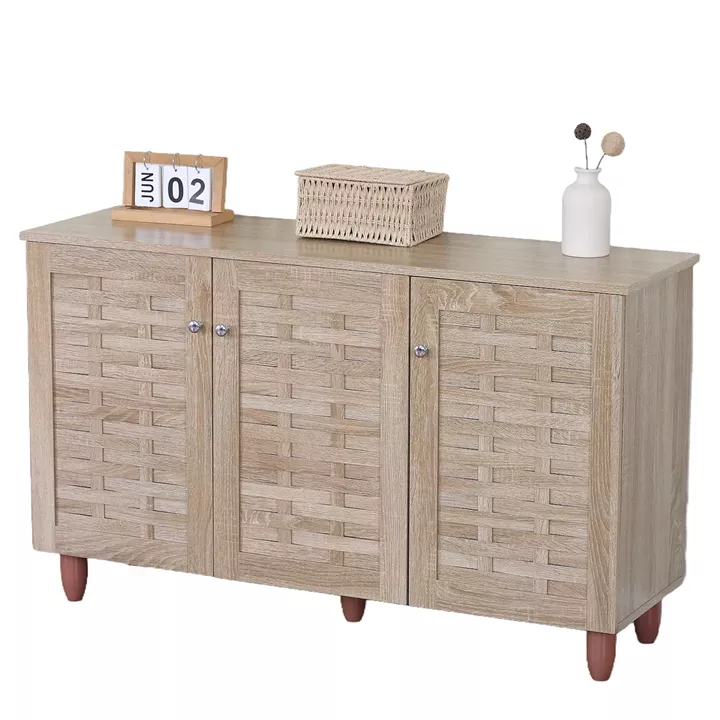 Παπουτσοθήκη ArteLibre KUBIRA Δρυς Μοριοσανίδα/Ξύλο 114x34x68cm