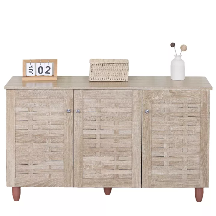 Παπουτσοθήκη ArteLibre KUBIRA Δρυς Μοριοσανίδα/Ξύλο 114x34x68cm