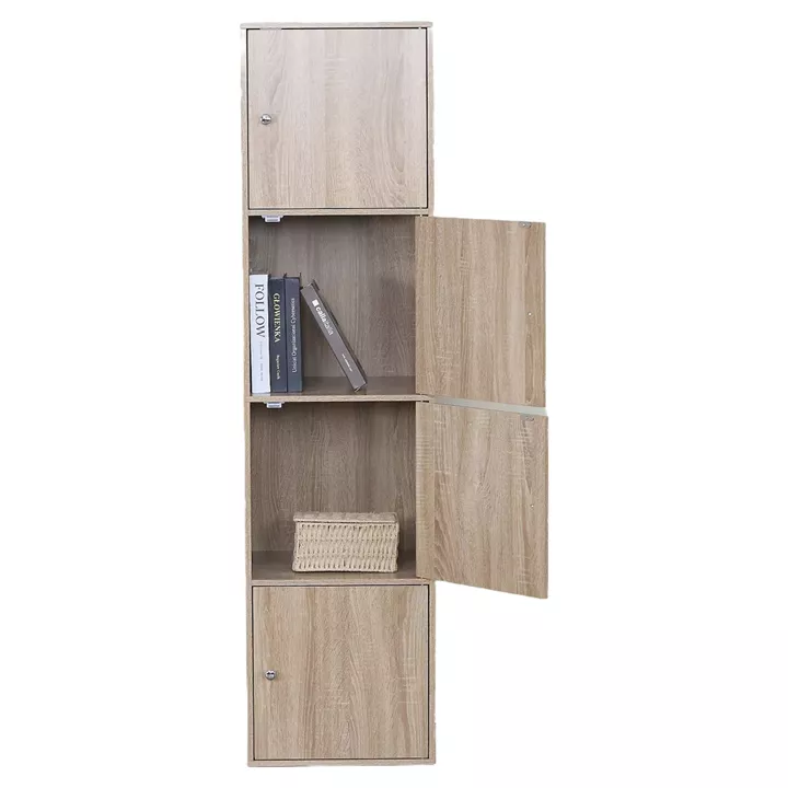 Παπουτσοθήκη ArteLibre ALVERO Δρυς Μοριοσανίδα/Ξύλο 40x39x157cm