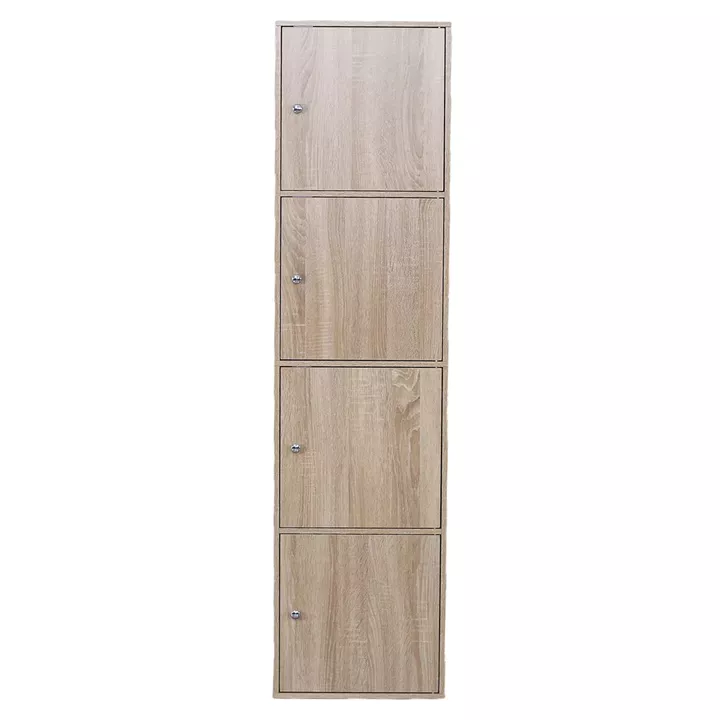Παπουτσοθήκη ArteLibre ALVERO Δρυς Μοριοσανίδα/Ξύλο 40x39x157cm