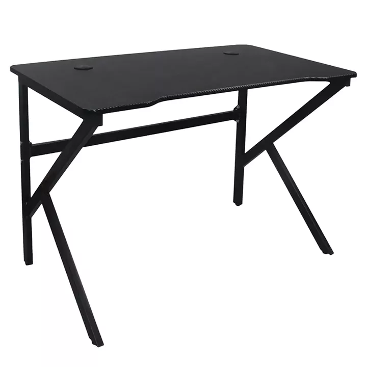 Γραφείο ArteLibre ZERINO Μαύρο Μοριοσανίδα/Μέταλλο 100x60x75cm