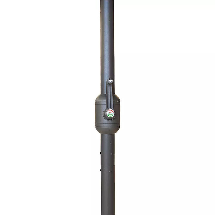 Ομπρέλα κήπου Dylan Megapap αλουμινίου χρώμα ανθρακί 3x3m.