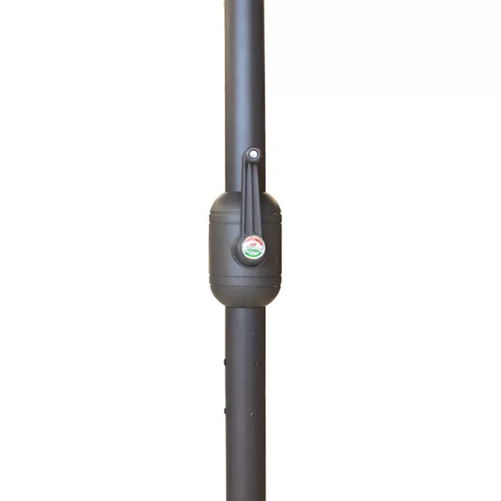 Ομπρέλα κήπου Capri Megapap αλουμινίου χρώμα ανθρακί Ø3m.